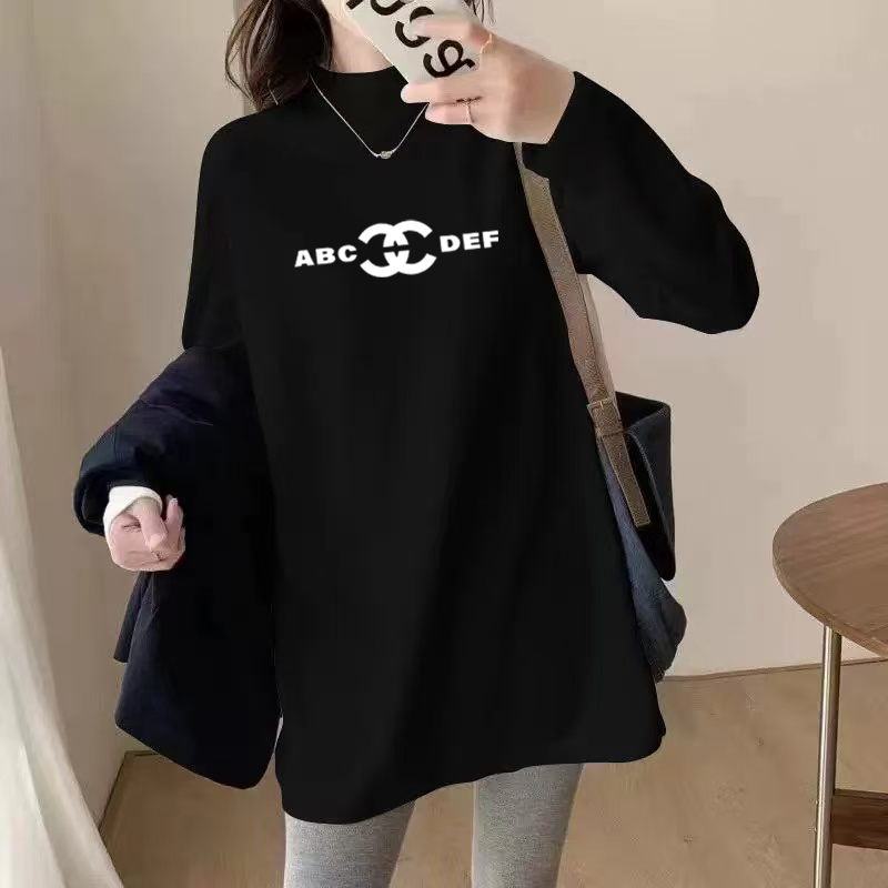 胖mm大码打底衫2025秋冬款德绒2-300斤上衣中长款女装t恤长袖韩版