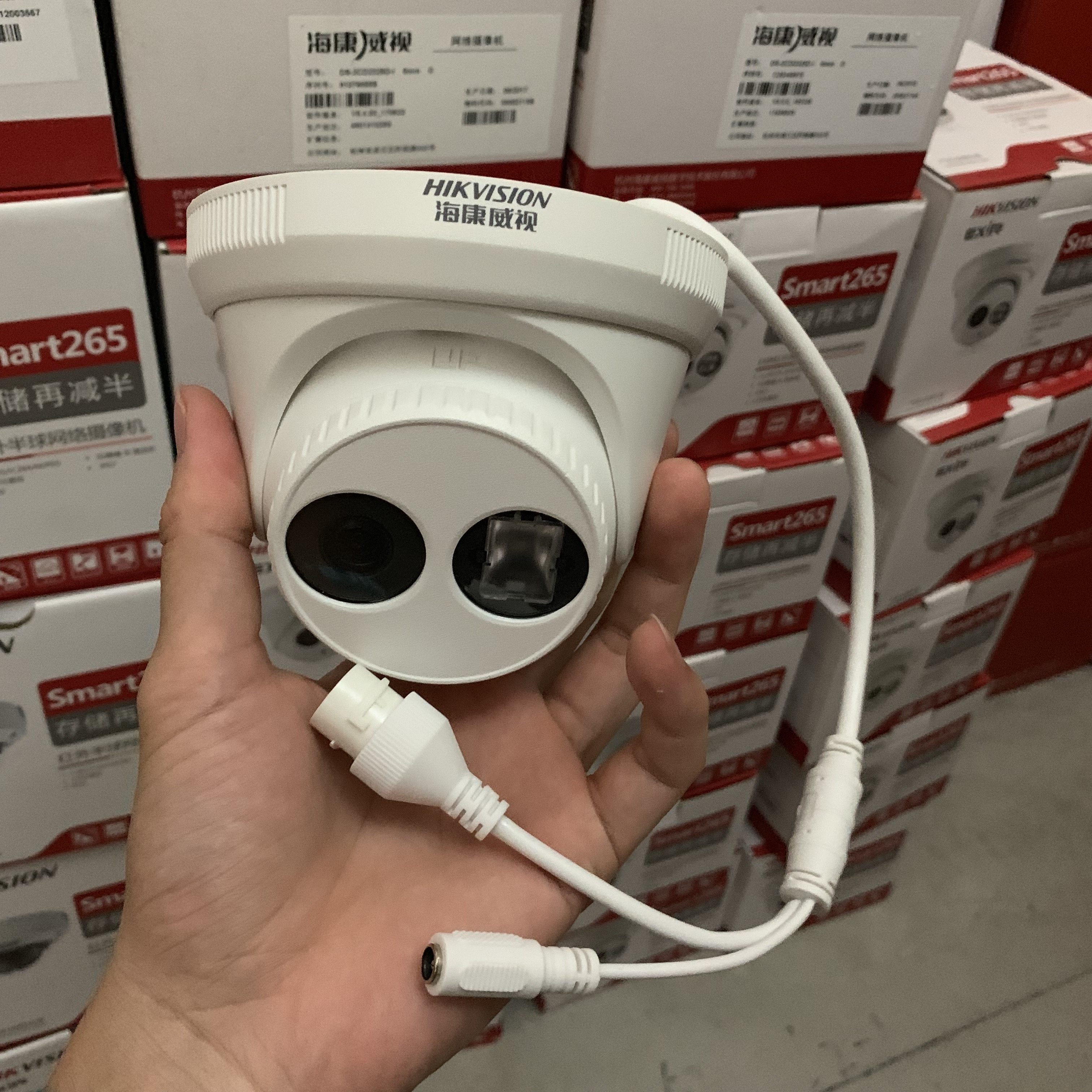 海康威视ds-2cd2310-i半球130万poe网络摄像机ds-2cd2310d-i