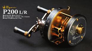 鼓轮 枪柄竿 Megabass P200 PREGUNTA Pagani ROSSA