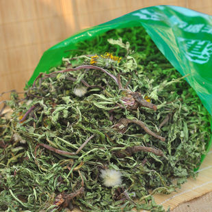 整棵野生蒲公英干货整颗婆婆丁带根黄花苗黄花地丁蒲公英泡水喝