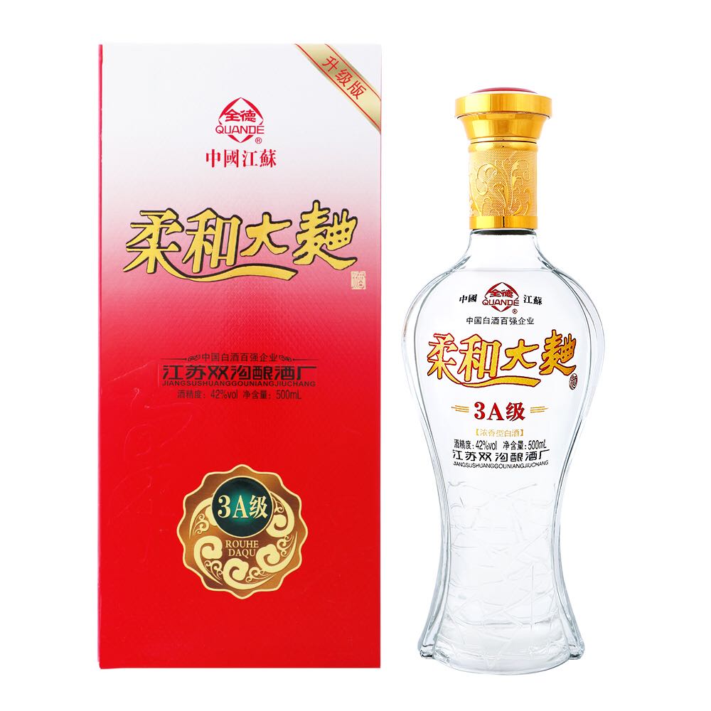 42°双沟柔和大曲3a级500ml