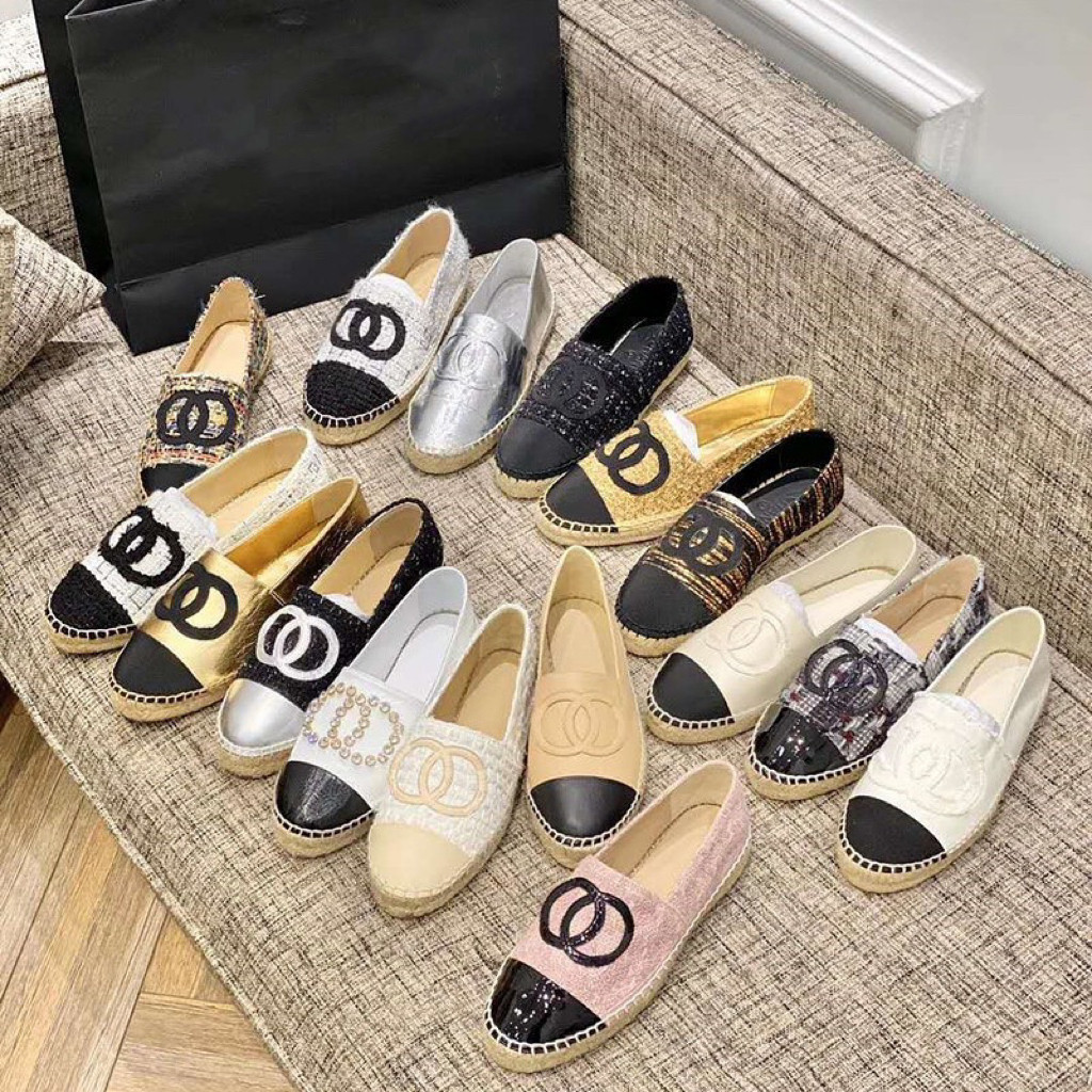 小香风渔夫鞋女2021春秋单鞋麻绳编织懒人平底真皮大码女鞋41—43