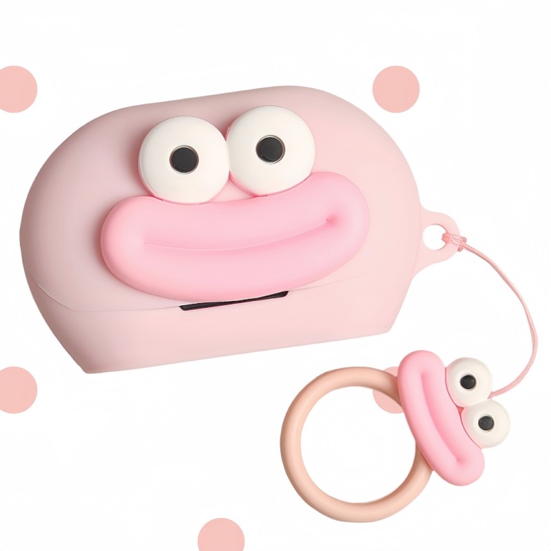 适用于JBL Clips琉璃扣耳夹式蓝牙耳机保护套可爱情侣卡通JBL Soundgear Clips 琉璃扣一体式硅胶软壳