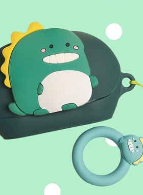 适用JBL Clips琉璃扣耳夹式蓝牙耳机保护套可爱创意情侣卡通JBL Soundgear Clips 琉璃扣一体式硅胶软壳