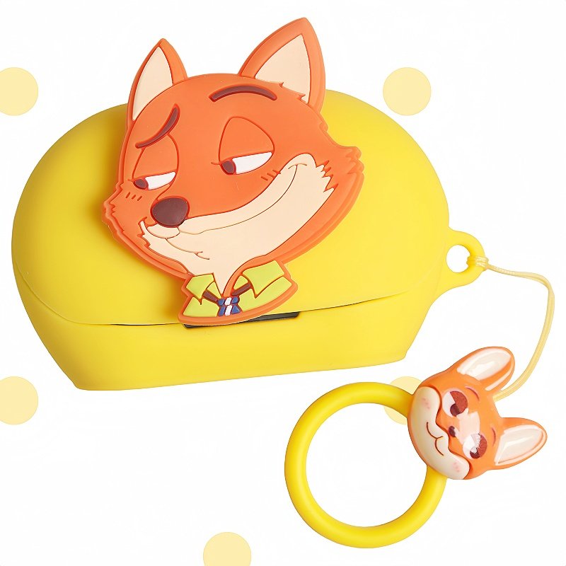 适用于JBL Clips琉璃扣耳夹式蓝牙耳机保护套动漫可爱情侣卡通JBL Soundgear Clips 琉璃扣一体式硅胶软壳