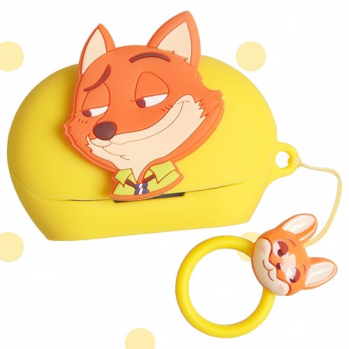 适用于JBL Clips琉璃扣耳夹式蓝牙耳机保护套动漫可爱情侣卡通JBL Soundgear Clips 琉璃扣一体式硅胶软壳