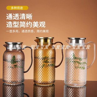 PC扎壶商用茶壶塑料果汁壶亚克力耐高温酒吧KTV饮料冷凉水壶餐厅
