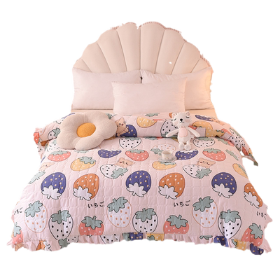 全棉纯棉夹棉被套加厚保暖被罩