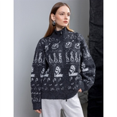 毛衣开衫 秋冬宽松慵懒风高级感加厚外穿针织衫 外套女款 2025新款