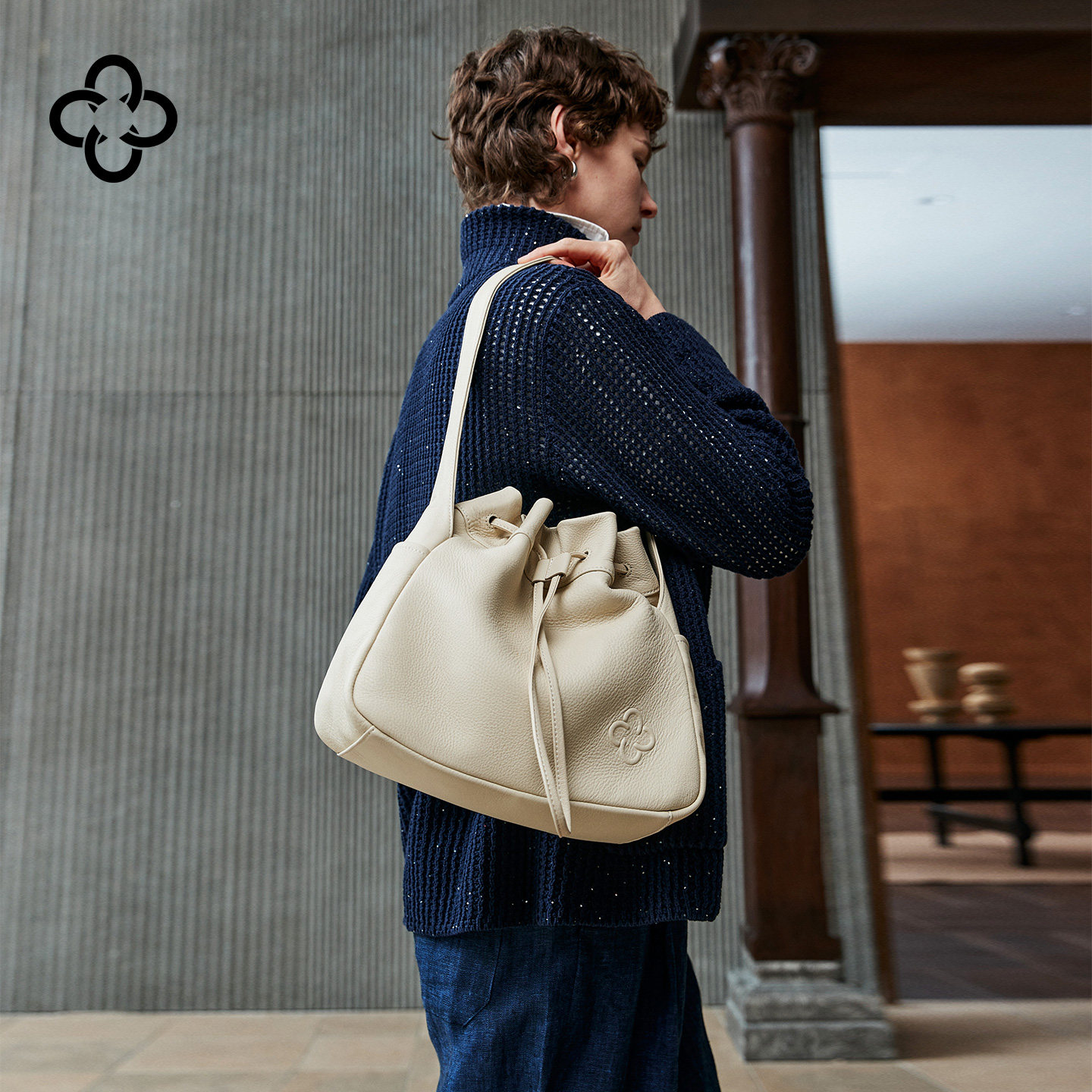 【意大利进口真鹿皮】卡思乐中号百川hobo包高级抽绳垃圾袋腋下包,箱包皮具/热销女包/男包,单肩包,淘宝优惠券,粉丝福利购,淘宝优惠卷