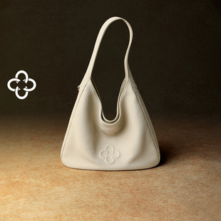 意大利进口真鹿皮 卡思乐懒懒包单肩托特包通勤大容量腋下女包软