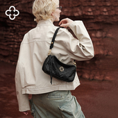 意大利进口牛皮 卡思乐小山丘腋下包女褶皱植鞣单肩包法棍包女