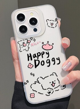 适用苹果16手机壳新款女iphone13promax透明软壳ip15镜头全包14plu散热防摔12mini硅胶外壳11pro保护套se好看