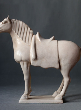 唐三彩工艺旺财收藏做旧陶瓷马