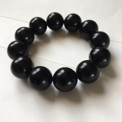 天然原矿抚顺西坑老料煤精手串