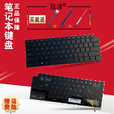 适用 Dell戴尔XPS 15 9500 9510 9520 Precision 5560 5760 5750 5550键盘 XPS 17 9700 9710 9720 P91F P92F
