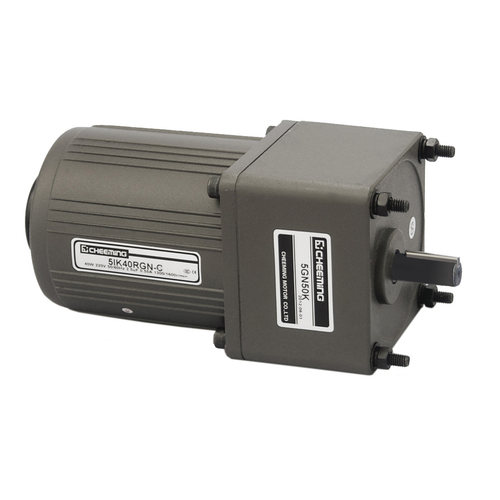 40W小型交流齿轮减速电机卧式/立式调速/变速马达5IK40GN/5GN50K