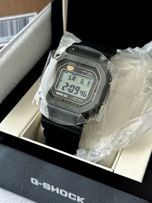 卡西欧日本G-SHOCK钛合金方块蓝牙电波手表男MRG-B5000蓝宝石镜面