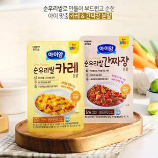 韩国直发ildong儿童料理无添加咖喱粉炸酱粉两种味道80g/袋超好吃