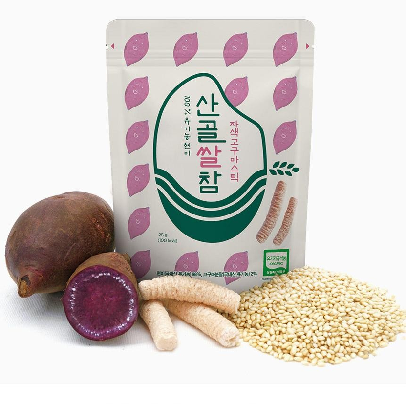 韩国直发婴幼儿糙米脆条零食多种口味0零添加健康6个月以上宝宝