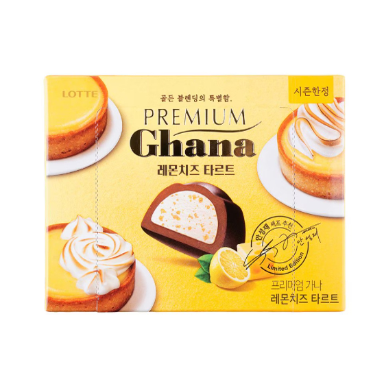 lotte樂天檸檬芝士夾心巧克力