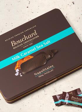韩国直发Bouchard布夏德巧克力海盐焦糖牛奶可可180g独立包装零食