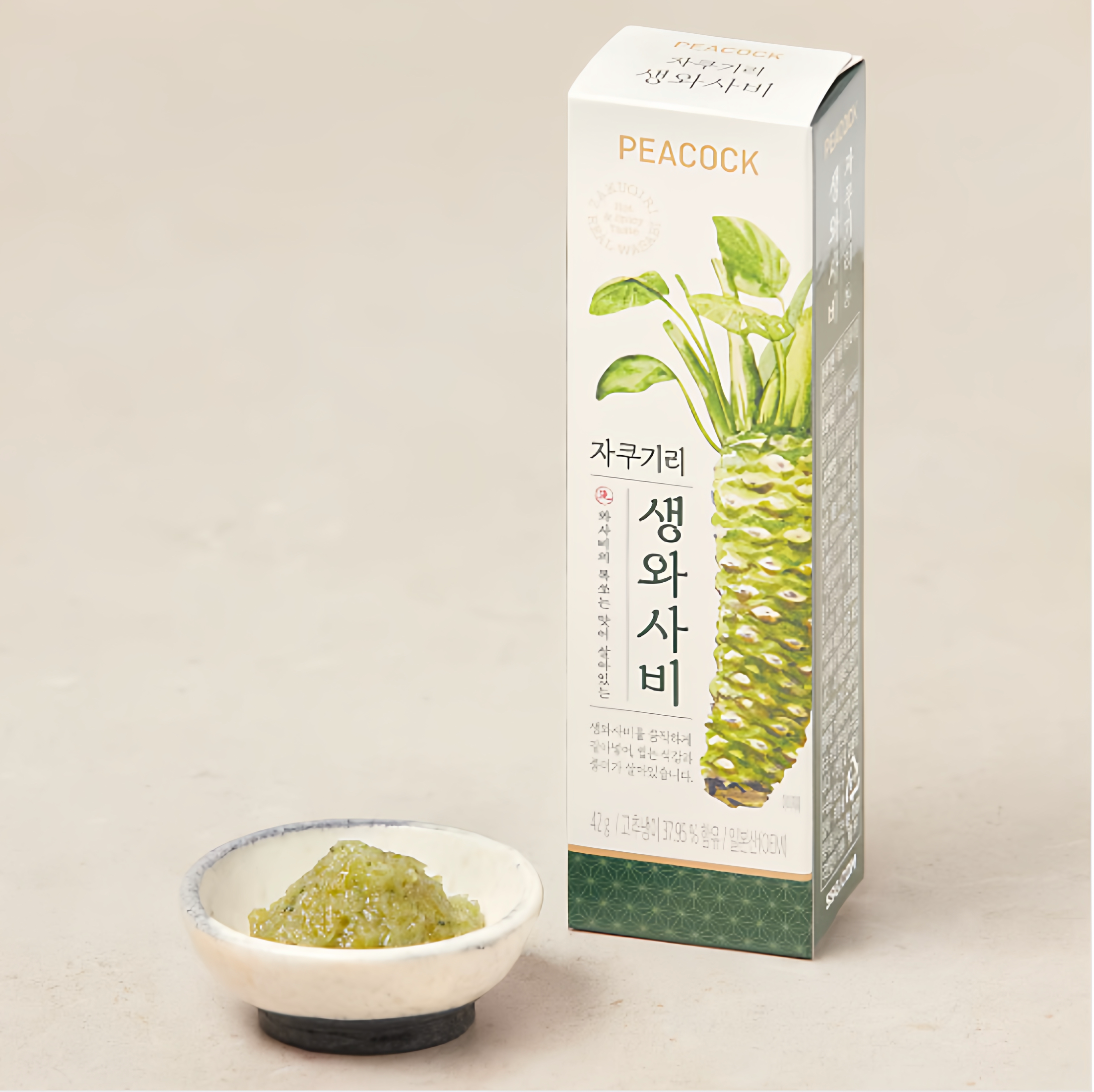 PEACOCK粗研磨青芥末味调料