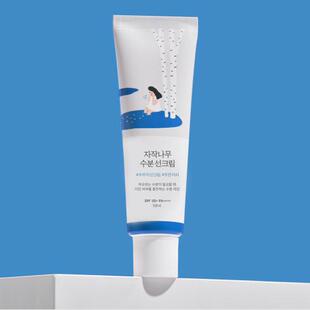 韩国直发柔恩莱独岛白桦树防晒乳美白防晒霜SPF50+轻薄防紫外线