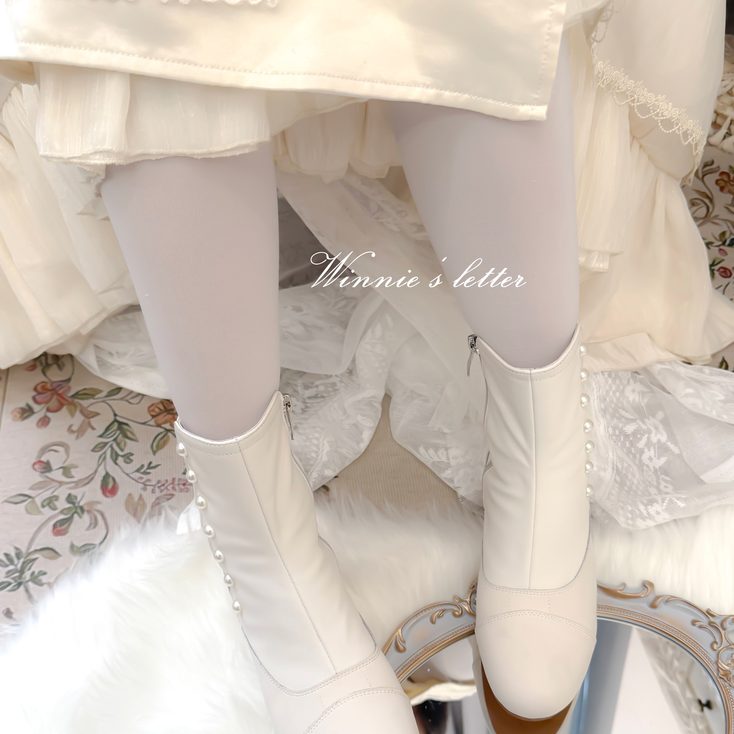 【小夜曲无蝴蝶结定金】*满百成团*真皮cla系lolita鞋维多利亚靴