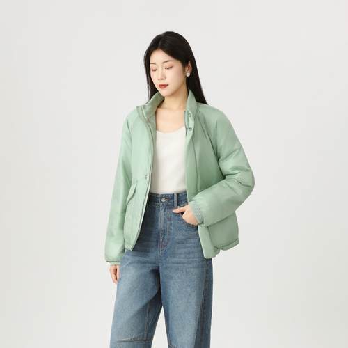 AMASS/秋冬韩系ins风时尚百搭立领保暖短款棉服外套540051