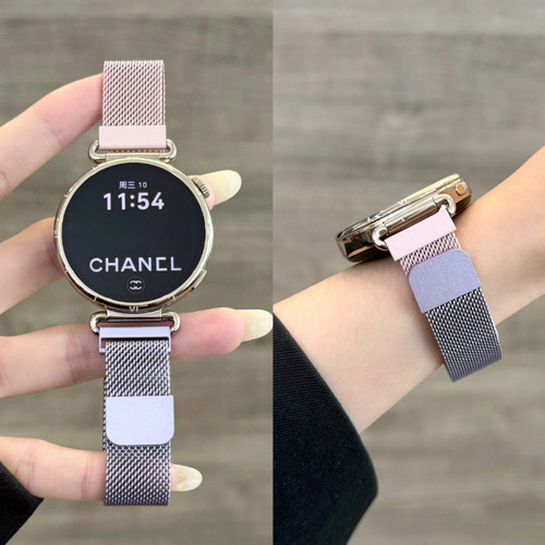 渐变米兰金属磁吸适用华为gt7手表表带新款GT65透气女watch5/6pro