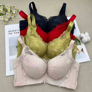 奥维丝丽2470女士小胸聚拢A罩杯加厚聚拢收副乳防下垂软钢圈文胸