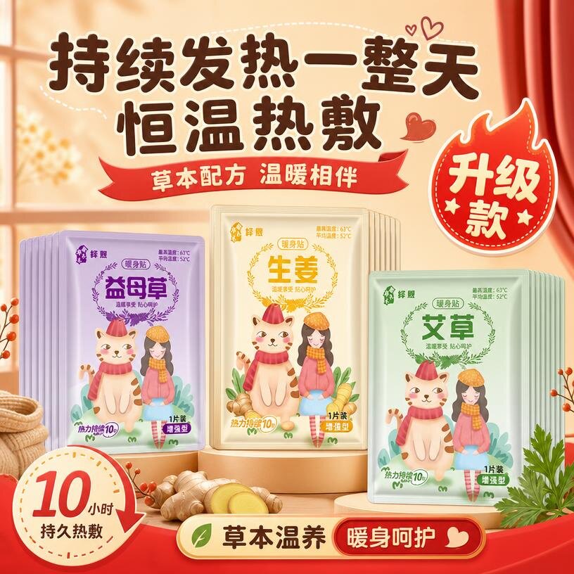正品暖身贴大姨妈痛经暖宝宝