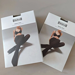 袜女 竖纹连裤 秋冬原版 奥&利奢牌Wolford沃&夫特200d羊毛打底裤