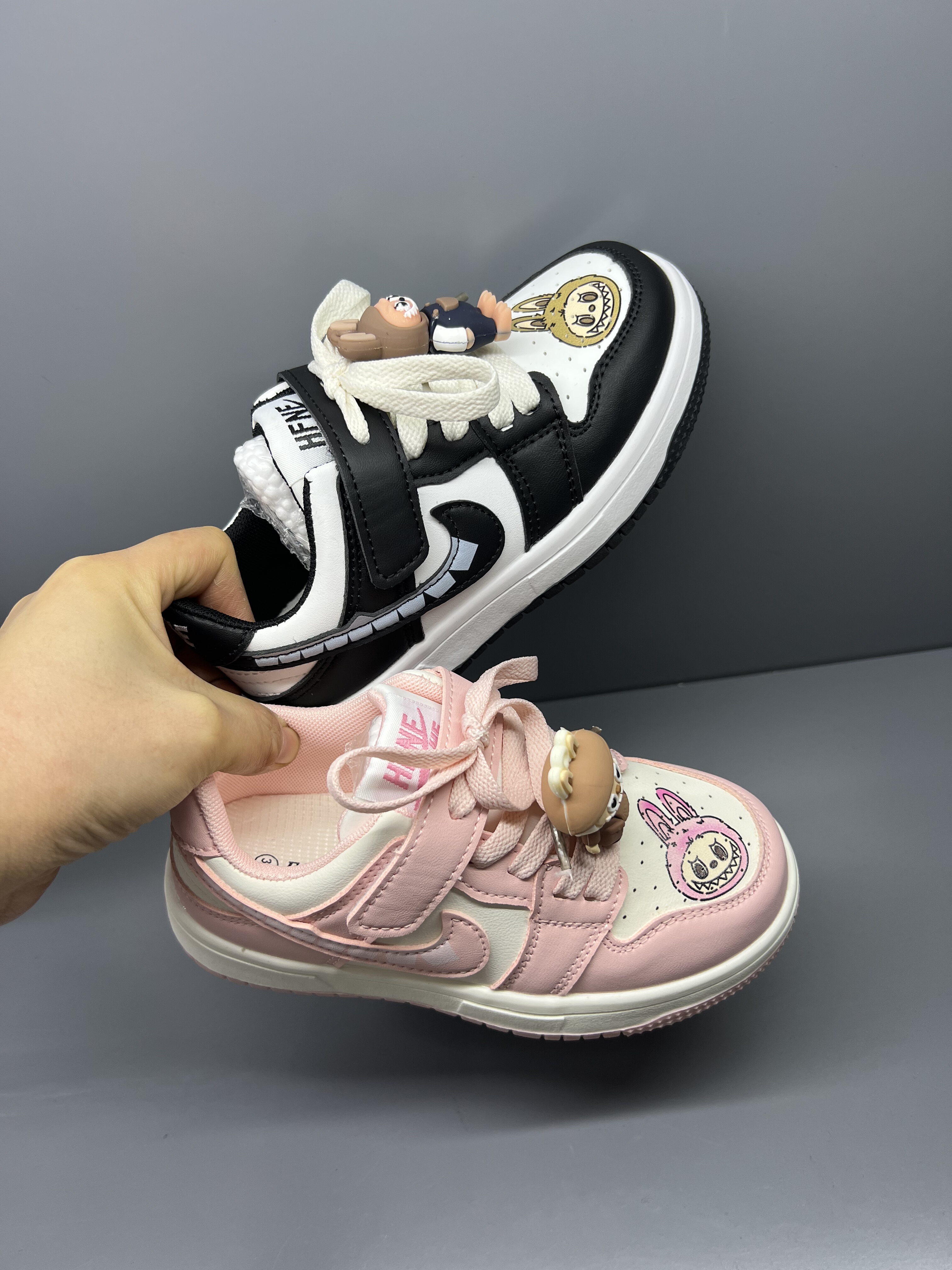 新款秋冬季男女童鞋魔术贴鞋舒服百搭潮休闲鞋跑步鞋8570