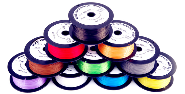 进口OK线航空线飞线PCB跳线UL1423-32AWG 30 28 26AWG高温镀银线