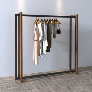 衣帽架床边晚上放衣服神器挂衣架卧室落地衣架铁艺衣柜衣帽间架子