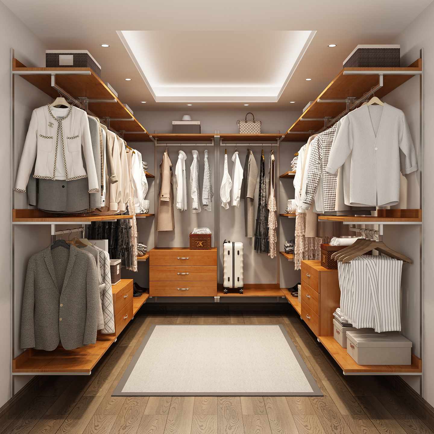 开放式衣柜钉墙壁挂式钢架衣帽架