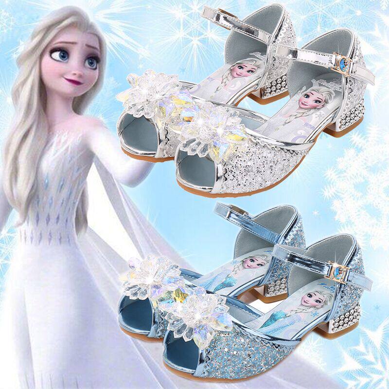 儿童高跟凉鞋夏季女童水晶鞋子小中大童冰雪奇缘爱莎公主鞋夏天鞋,童鞋/婴儿鞋/亲子鞋,凉鞋,淘宝优惠券,粉丝福利购,淘宝优惠卷