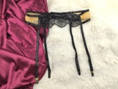 腰围70 孤品 网纱蕾丝吊袜带 80㎝