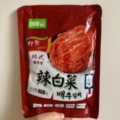 泡菜手工免切朝鲜下饭菜腌制菜 韩式 吉顺合韩式 辣白菜正宗450g袋装