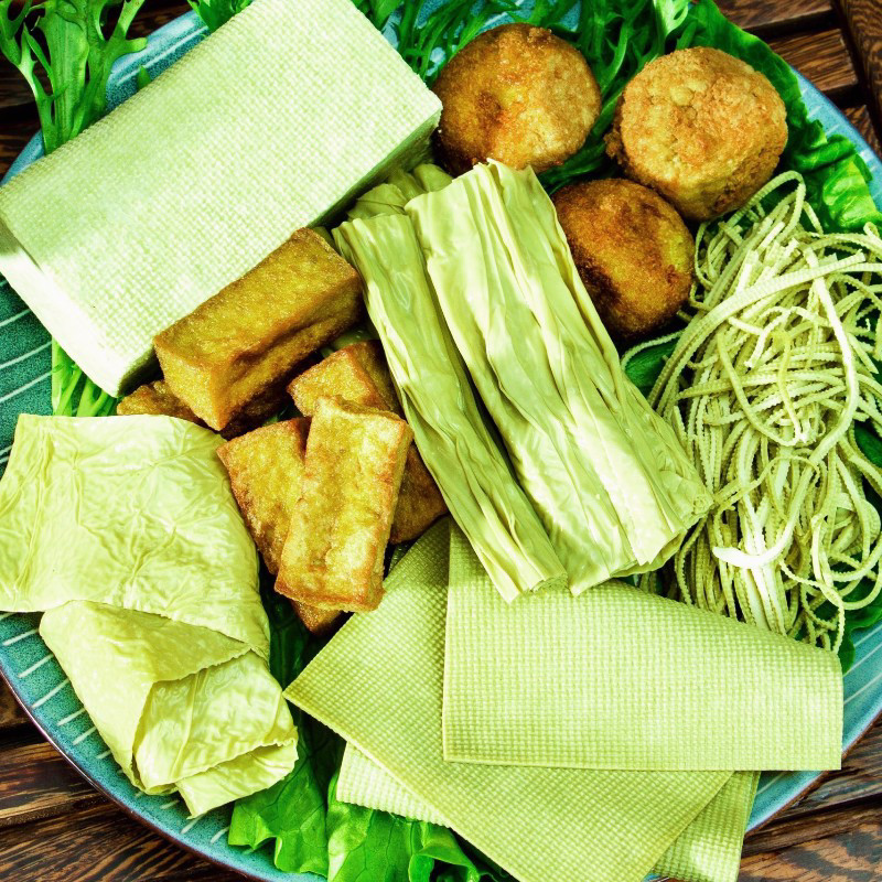 姚记峰峥有机豆制品豆腐脑豆干豆泡豆丝豆浆豆皮熏干腐竹丸子素缇