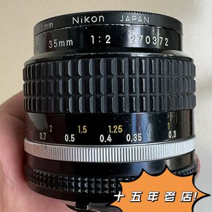 Ais35/2手动单反镜头，支持全幅机身，经典人文小广角--议价商品