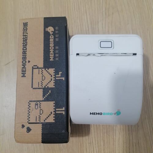 MEMOBIRD咕咕机G1热敏打印机+一盒打印纸，白色款，成--议价商品