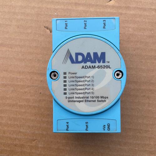 研华ADAM-6520L工业以太网交换机。正常使用--议价商品