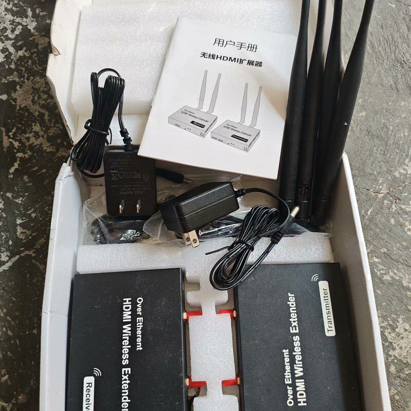 DMI无线延长器一对，库存的，带天线，支持1080P高清，--议价商品