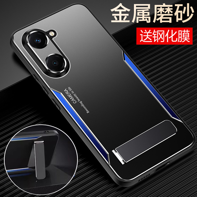 适用vivoy37手机壳vivo金属y37pro保护套y37m镜头全包V2357A防摔EA磨砂voy硬壳por男女m5g