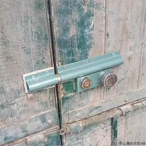 防盗锁齿条锁大门锁木门锁老式院子门铁门锁双扇门整体双开大门.