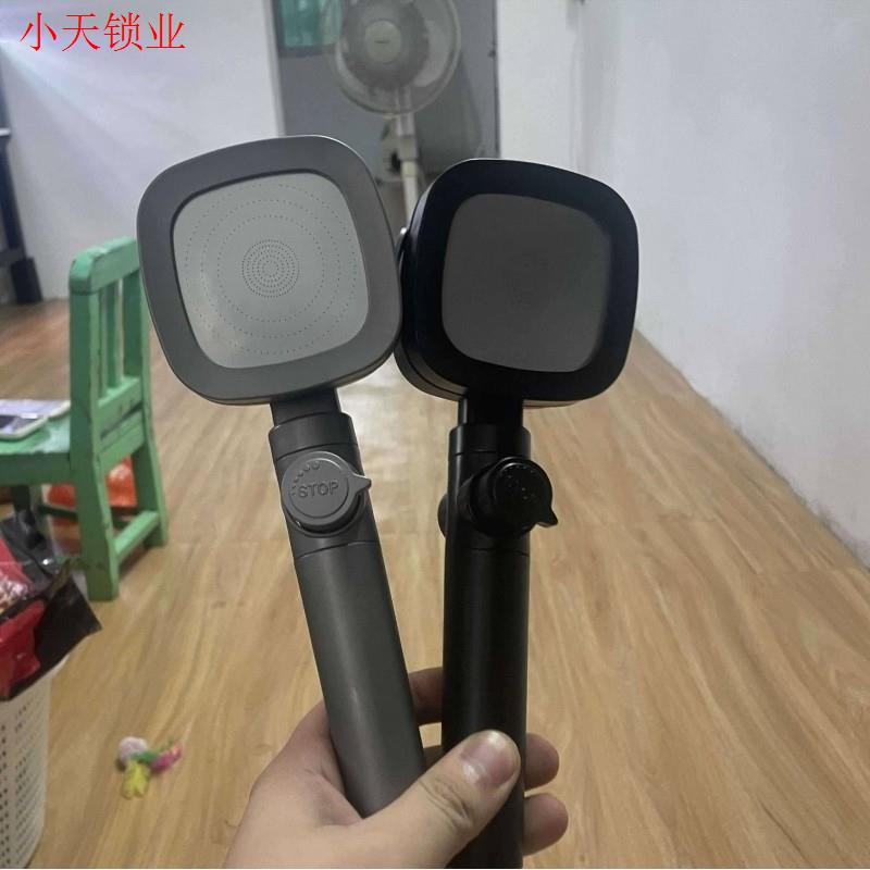 增压加压莲蓬头方沐浴大面板浴霸式超强手持花洒五档花洒喷头淋.