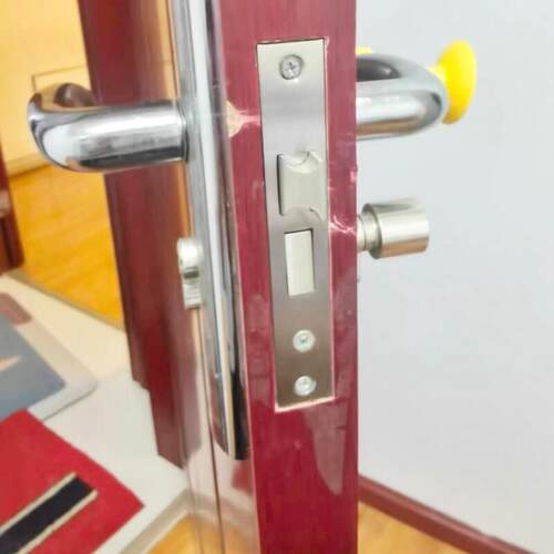 房间木门锁卧室静音58锁舌锁具不锈钢大小50配件锁体家用室内门